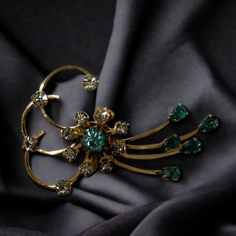 Vintage Flower Brooch MCM